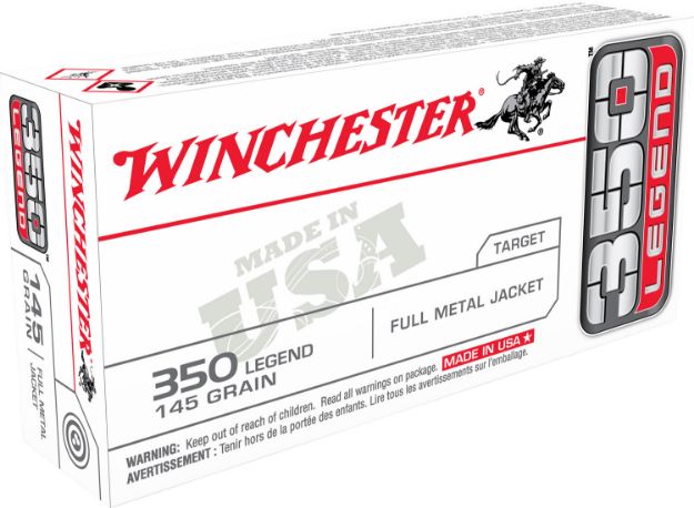 Picture of Winchester Ammo Usa 350 Legend 145 Gr 2350 Fps Full Metal Jacket (Fmj) 20 Bx/10 Cs 