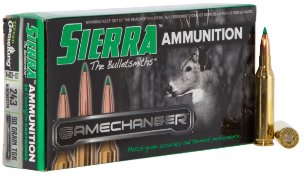 Picture of Sierra Gamechanger 243 Win 90 Gr 3200 Fps Sierra Tipped Gameking (Tgk) 20 Bx/10 Cs 