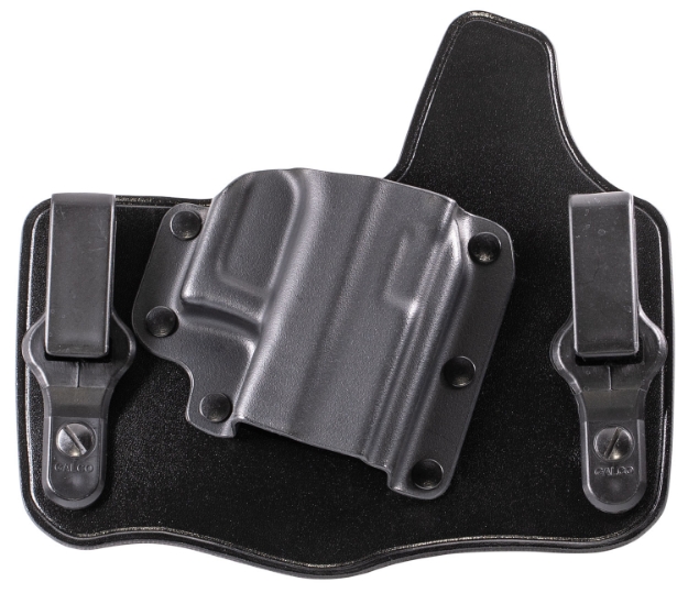 Picture of Galco Kingtuk Classic Iwb Black Kydex/Leather Uniclip Fits Glock 43 Fits Glock 43X Fits Springfield Hellcat Pro Right Hand 