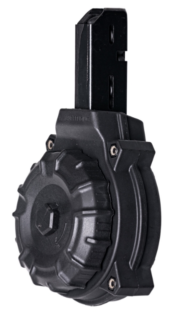 Picture of Promag Standard Black Drum 50Rd For 9Mm Luger Ar-15 Colt Carbine/Smg 