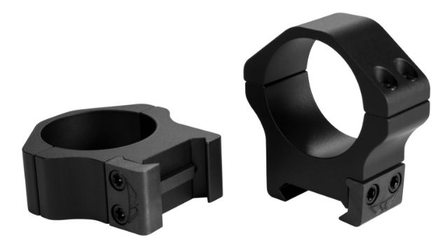 Picture of Warne Maxima Horizontal Ring Set Fixed For Rifle Maxima/Weaver/Picatinny Medium 30Mm Tube Matte Black Steel 