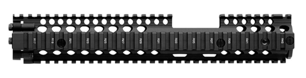 Picture of Daniel Defense M4a1 Fsp Ris Ii Handguard 12.25" 2-Piece, Free-Floating Style Made Of 6061-T6 Aluminum With Black Anodized Finish & Picatinny Rail For Ar-15 