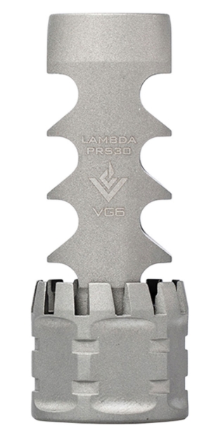 Picture of Vg6 Precision Lambda Bead Blasted 17-4 Stainless Steel With 5/8"-24 Tpi & 2.95" Oal For Multi-Caliber M5 Platform (30 Cal-300 Win Mag Compatible) 