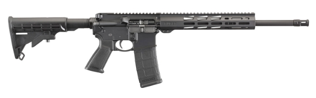 Picture of Ruger Ar-556 5.56X45mm Nato 30+1 16.10" Heavy Contour Barrel, Black Hard Coat Anodized 7075-T6 Aluminum Forgings, 6 Position Stock, Optics Ready 