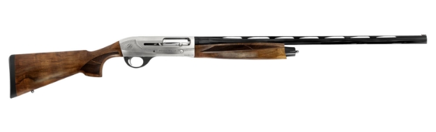 Picture of Weatherby 18I Deluxe 12 Gauge 28" 4+1 3" Nickel Engraved Rec Matte Walnut Stock Right Hand (Full Size) Includes 5 Chokes 