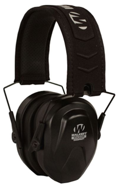 Picture of Walker's Razor Compact Passive Muff Polymer 24 Db Over The Head Black Youth Women 