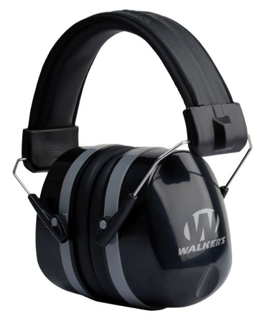 Picture of Walker's Premium Passive Muff Polymer 32 Db Over The Head Black Adult 