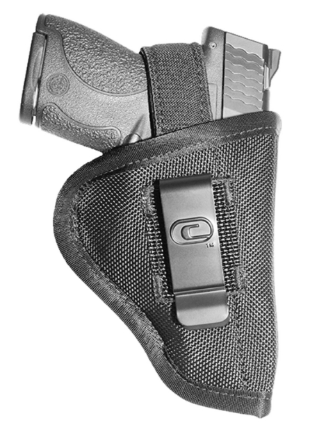 Picture of Crossfire Shooting Gear The Undercover Iwb/Owb Size 03 Black Ballistic Nylon Belt Clip Fits Compact 3-3.50" Barrel Ambidextrous 