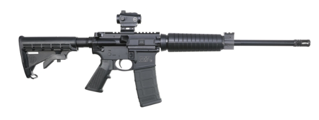 Picture of Smith & Wesson M&P15 Sport Ii Or 5.56X45mm Nato 30+1 16" Threaded Barrel, Adjustable 6 Position Stock, Gas Block With Integral Rail, Includes Crimson Trace Cts-103 Red/Green Dot, Manual Safety 