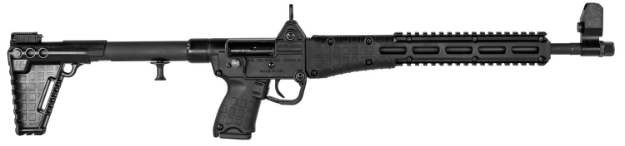 Picture of Kel-Tec Sub-2000 40 S&W Caliber With 16.25" Barrel, 13+1 Capacity, Black Metal Finish, Black Stock Black Polymer Grip Glock Mag Right Hand 