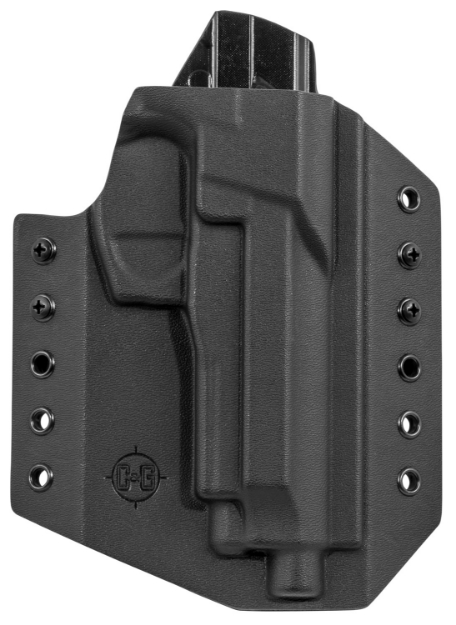 Picture of C&G Holsters Covert Owb Black Kydex Belt Slide Fits Beretta 92Fs/96/M9a3 Right Hand 