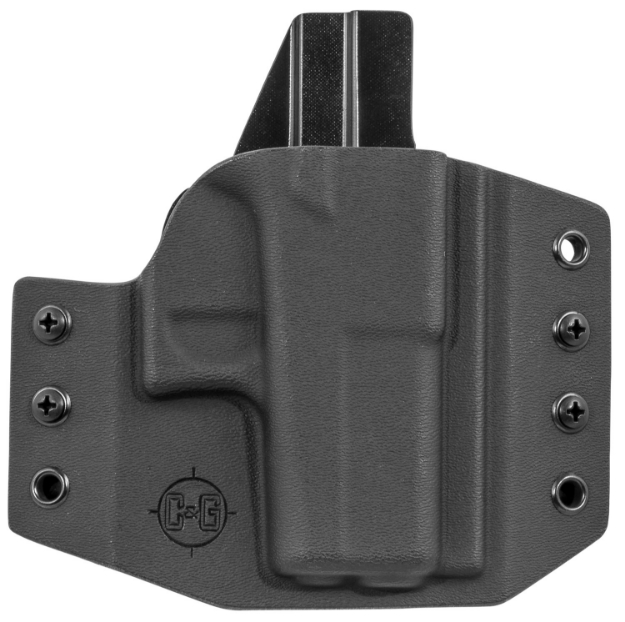 Picture of C&G Holsters Covert Owb Black Kydex Belt Slide Fits Glock 43/43X/43 Mos Right Hand 