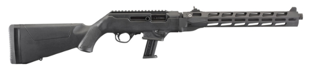 Picture of Ruger Pc Carbine 9Mm Luger 17+1 16.12" Threaded/Fluted Barrel, Type Iii Hard Coat Anodized Aluminum Receiver, M-Lok Accessory Slots, Optics Ready 