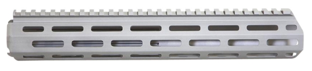 Picture of Q Llc 12Hbmlokarhg Handguard M-Lok Aluminum Gray Q Llc Honey Badger 12" 