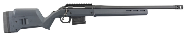 Picture of Ruger American Hunter 6.5 Creedmoor 5+1 20" Heavy Contour Barrel With Hybrid Muzzle Break, Matte Black Alloy Steel, Gray Magpul Hunter Stock, Optics Ready 