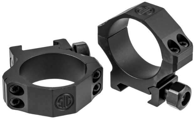 Picture of Sig Sauer Electro-Optics Alpha1 Hunting Scope Ring Set For Rifle Weaver Medium 34Mm Tube 0 Moa Black Powder Coated Aluminum 