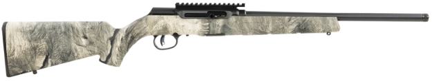 Picture of Savage Arms A22 Fv-Sr Semi-Auto 22 Lr Caliber With 10+1 Capacity, 16.50" Threaded Barrel, Matte Black Metal Finish & Mossy Oak Overwatch Synthetic Stock Right Hand (Full Size) 