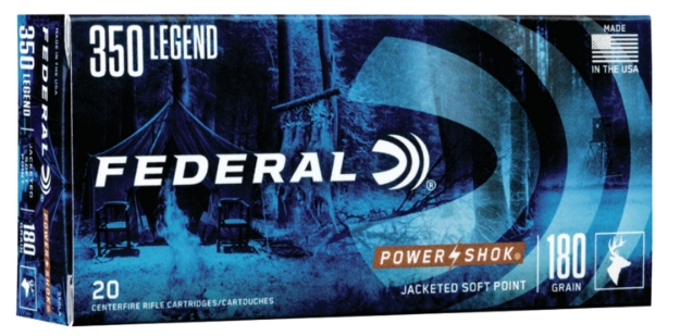 Picture of Federal Power-Shok Hunting 350 Legend 180 Gr Jacketed Soft Point (Jsp) 20 Per Box/ 10 Cs 