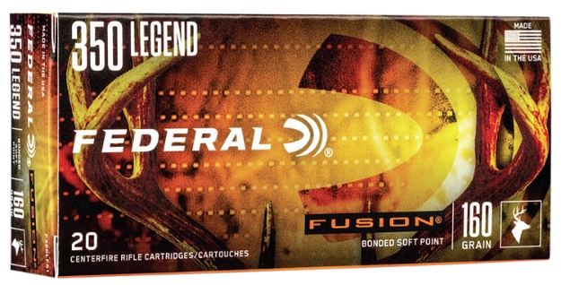 Picture of Federal Fusion Hunting 350 Legend 160 Gr Soft Point (Sp) 20 Per Box/ 10 Cs 