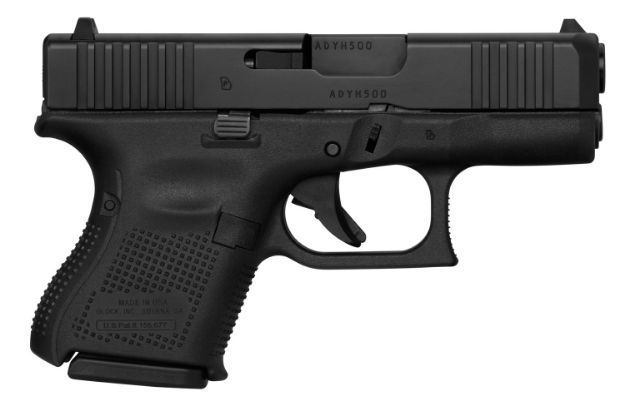 Picture of Glock G26 Gen5 Subcompact 9Mm Luger 3.43" Glock Marksman Barrel 10+1, Black Frame & Front Serrated Ndlc Slide, Modular Backstrap, Safe Action Trigger (Us Made) 