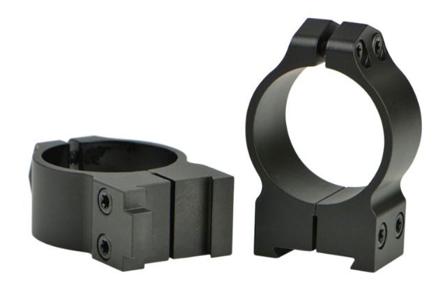 Picture of Warne Maxima Grooved Receiver Ring Set Fixed For Rifle Cz 527 Dovetail 30Mm Tube Matte Black Steel 