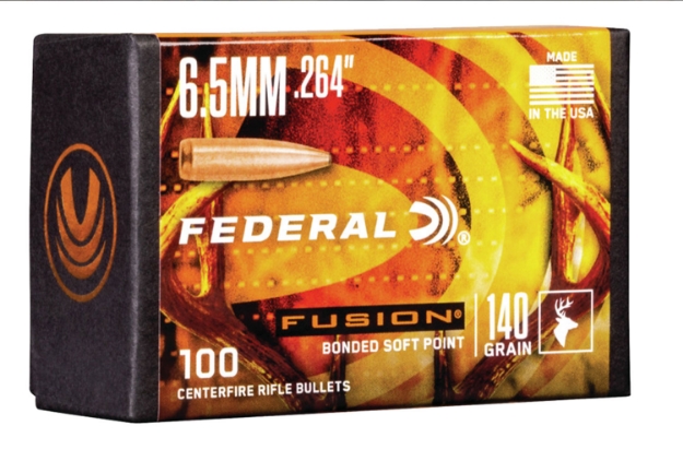 Picture of Federal Fusion Component 6.5 Creedmoor .264 140 Gr Fusion Soft Point 