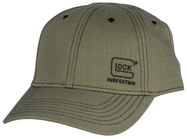 Picture of Glock 1986 Ripstop Olive Hat W/Glock Perfection Logo Adjustable Velcro Back 