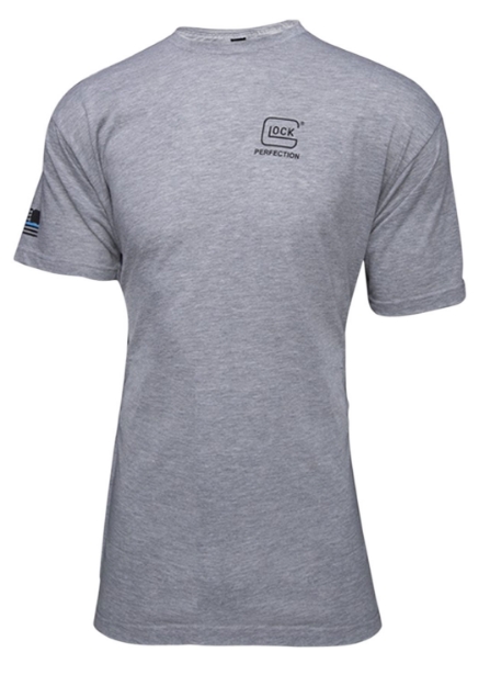 Picture of Glock We've Got Your Six Gray Cotton/Polyester Short Sleeve Medium 