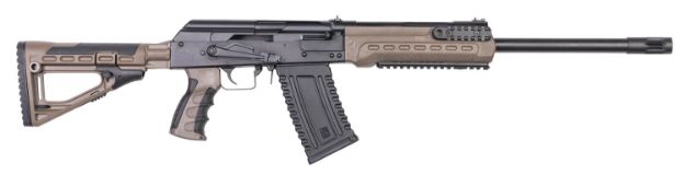 Picture of Kalashnikov Usa Ks-12T 12 Gauge 3" 18.25" 10+1 Black Metal Finish, Flat Dark Earth 6 Position Collapsible Stock 