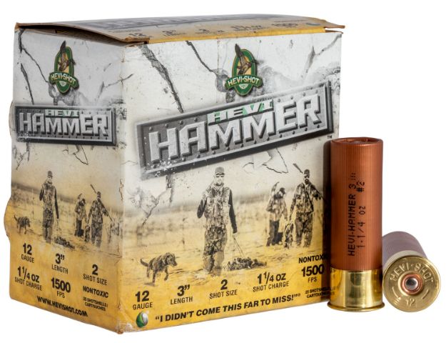 Picture of Hevi-Shot Hevi-Hammer Waterfowl 12 Gauge 3" 1 1/4 Oz 2 Shot 25 Per Box/ 10 Cs 