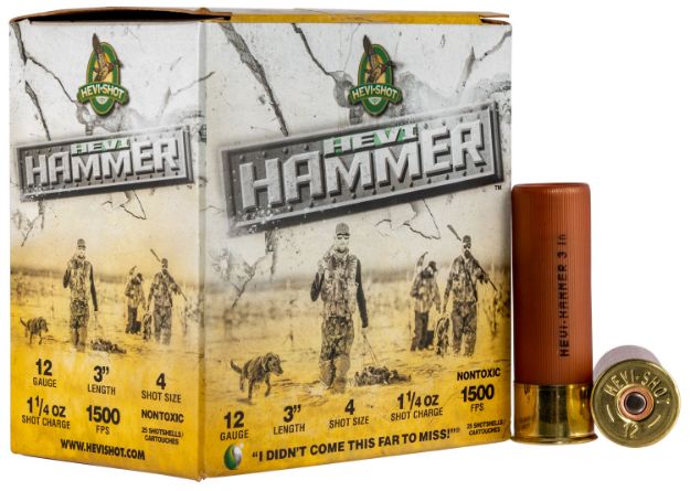 Picture of Hevi-Shot Hevi-Hammer Waterfowl 12 Gauge 3" 1 1/4 Oz 4 Shot 25 Per Box/ 10 Cs 