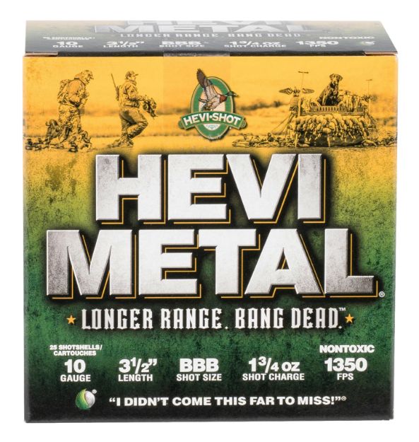 Picture of Hevi-Metal Hevi-Metal Longer Range 10 3.50" 1 3/4 Oz Bbb Shot 25 Per Box/ 10 Cs 