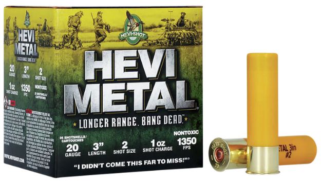 Picture of Hevi-Metal Hevi-Metal Longer Range 20 Gauge 3" 1 Oz 1350 Fps 2 Shot 25 Bx/10 Cs 