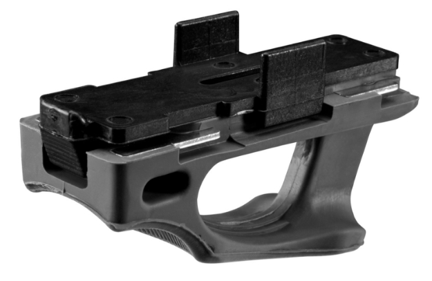 Picture of Magpul Ranger Plate Made Of Stainless Steel With Overmolded Santoprene Rubber & Stealth Gray Finish For 5.56X45mm Nato Usgi 30-Round Aluminum Magazine 3 Per Pack 