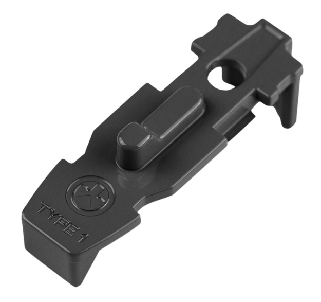 Picture of Magpul Tactile Lock-Plate Type 1 Made Of Polymer With Black Finish & 1/8" Single Ridge For Pmag 10/20/30 Ar/M4 Gen M3 & Pmag Ar 300 B Gen M3 Floor Plates 5 Per Pack 