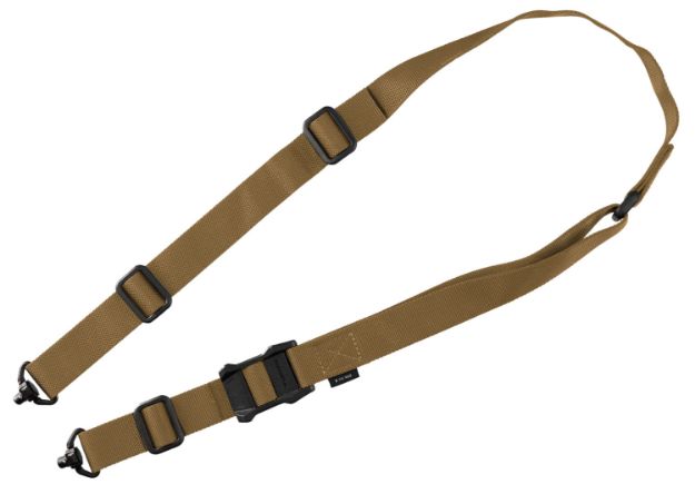 Picture of Magpul Ms1 Qdm Sling Made Of Nylon Webbing With Coyote Finish, Adjustable Two-Point Design & Swivel For Rifles 