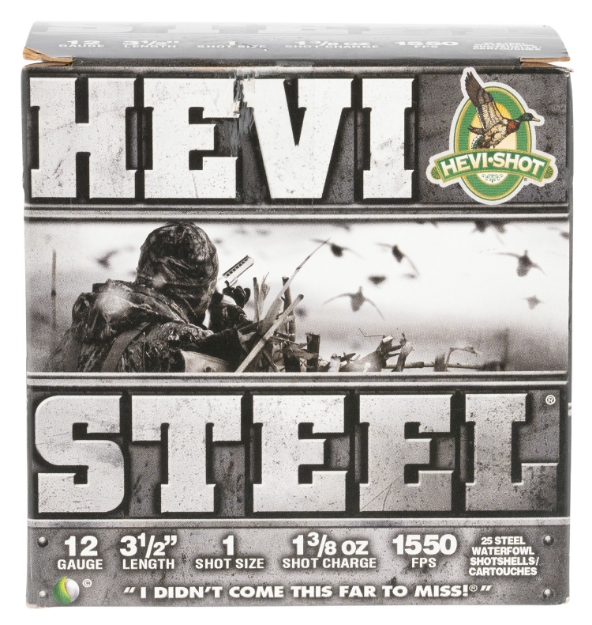 Picture of Hevi-Shot Hevi-Steel Waterfowl 12 Gauge 3.50" 1 3/8 Oz 1 Shot 25 Per Box/ 10 Cs 