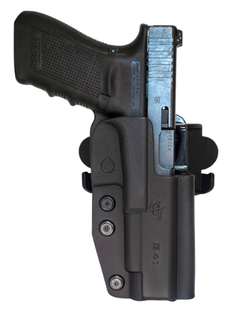 Picture of Comp-Tac International Owb Black Kydex Belt Loop/Paddle Fits Glock 41 Right Hand 