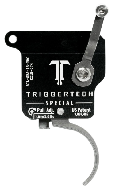 Picture of Triggertech Special Single-Stage Traditional Curved Trigger With 1-3.50 Lbs Draw Weight For Remington 700 Left 