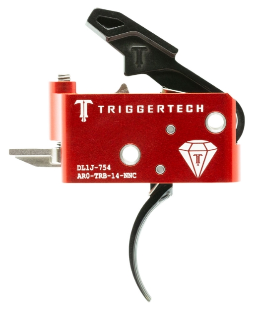 Picture of Triggertech Diamond Two-Stage Traditional Curved Trigger With 1.50-4 Lbs Draw Weight For Ar-15 Right 