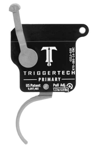 Picture of Triggertech Primary Without Bolt Release Single-Stage Traditional Curved Trigger With 1.50-4 Lbs Draw Weight For Remington 700 Right 