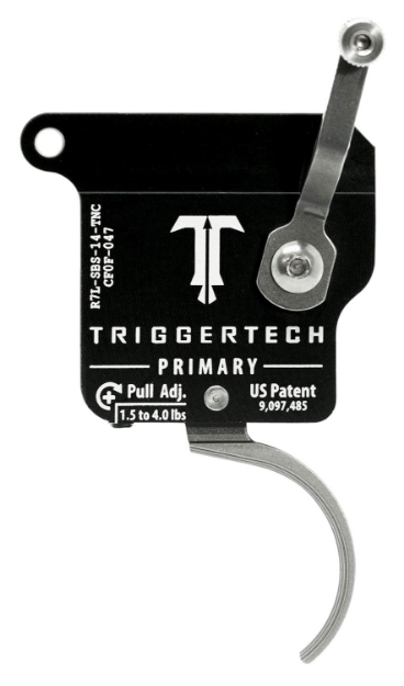 Picture of Triggertech Primary Without Bolt Release Single-Stage Traditional Curved Trigger With 1.50-4 Lbs Draw Weight For Remington 700 Left 