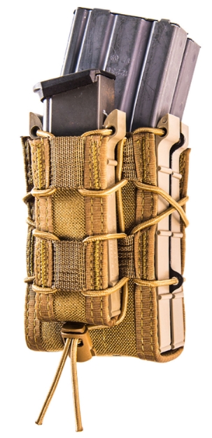 Picture of High Speed Gear Taco X2rp Mag Pouch Triple Coyote Brown Nylon Molle Compatible W/ Rifle Compatible W/ Pistol 