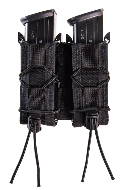 Picture of High Speed Gear Taco Mag Pouch Double Black Nylon Molle Belts 2" Wide Compatible W/ Pistol 