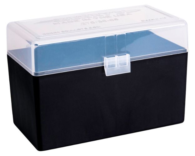 Picture of Berry's Ammo Box 270 Win 30-06 Springfield Clear/Black Polypropylene 3.60" L X 0.52" 50Rd 