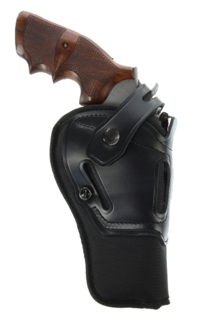 Picture of Galco Switchback Owb Black Leather Belt Slide Fits Ruger Gp100/S&W K Frame/2.50-3" Barrel Ambidextrous 