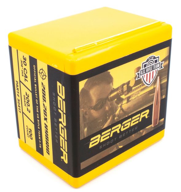 Picture of Berger Bullets Hybrid Target 30 Cal .308 200.2 Gr Hybrid 100 Per Box 