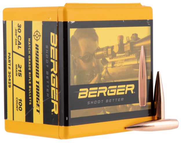 Picture of Berger Bullets Hybrid Target 30 Cal .308 215 Gr Hybrid 100 Per Box 