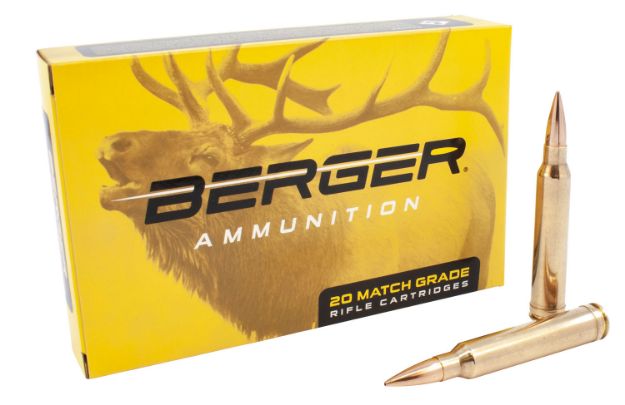 Picture of Berger Bullets Classic Hunter Subsonic 300 Win Mag 168 Gr Hybrid Boat-Tail (Hbt) 20 Per Box/ 10 Cs 