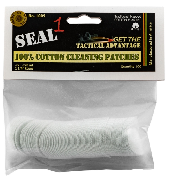 Picture of Seal 1 Cleaning Patches 22-270 Cal Cotton 1.25" 100 Per Pack 